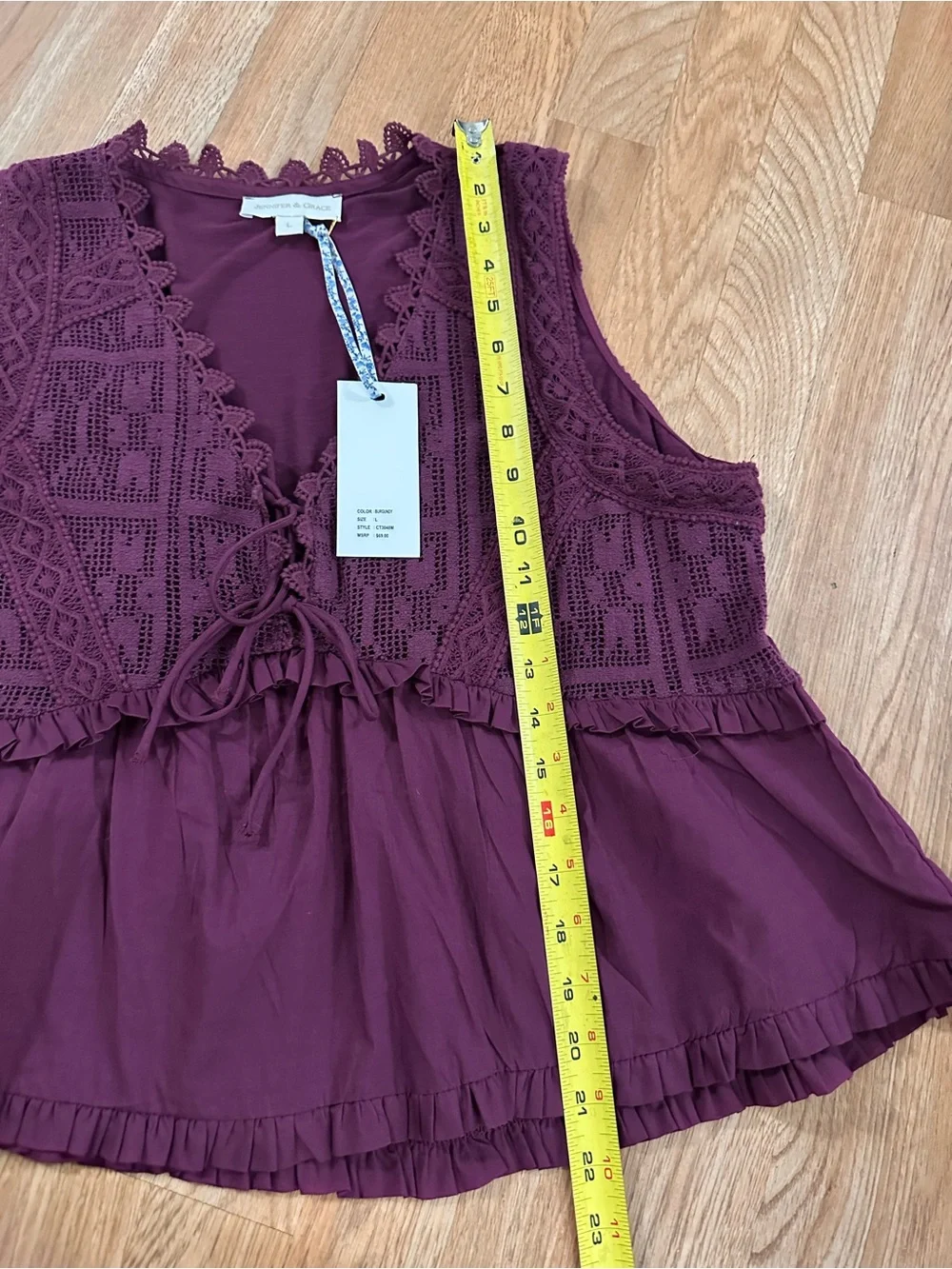 Jennifer & Grace sleeveless peplum